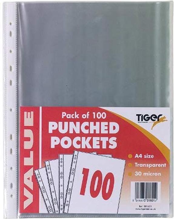 Image du produit Tiger - Pochettes perforées (A4)