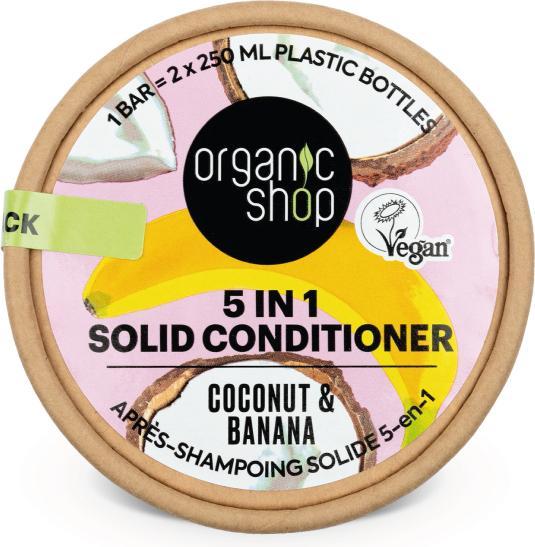 Produktbild Natura Siberica Kokosnuss-Banane 5-in-1 Spülung 60g