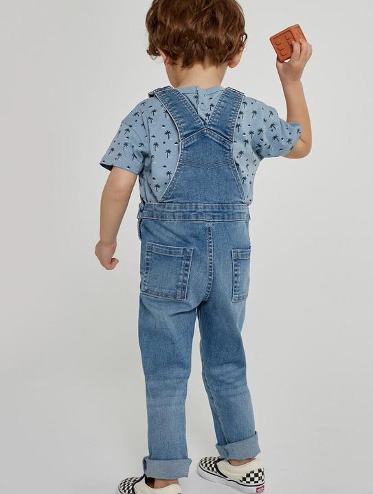 Actual product image La Redoute Collections Denim dungarees (74)