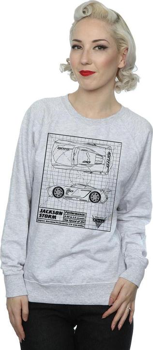 Produktbild Disney Cars Jackson Storm Blueprint Sweatshirt (M)