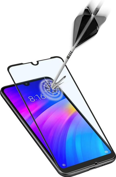 Produktbild Cellularline Tempered glass for Xiaomi Redmi 7, black (1 Stk., Xiaomi Redmi 7)