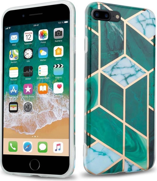 Produktbild Cadorabo IMD TPU Bunter Marmor Hülle (Apple iPhone 7 Plus, Apple iPhone 7s Plus)