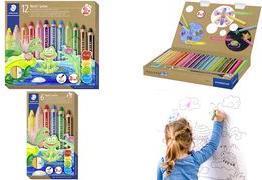 Produktbild Staedtler Buntstifte Junior 140, mit Spitzer, 12 Farben (Mehrfarbig, 12 x)