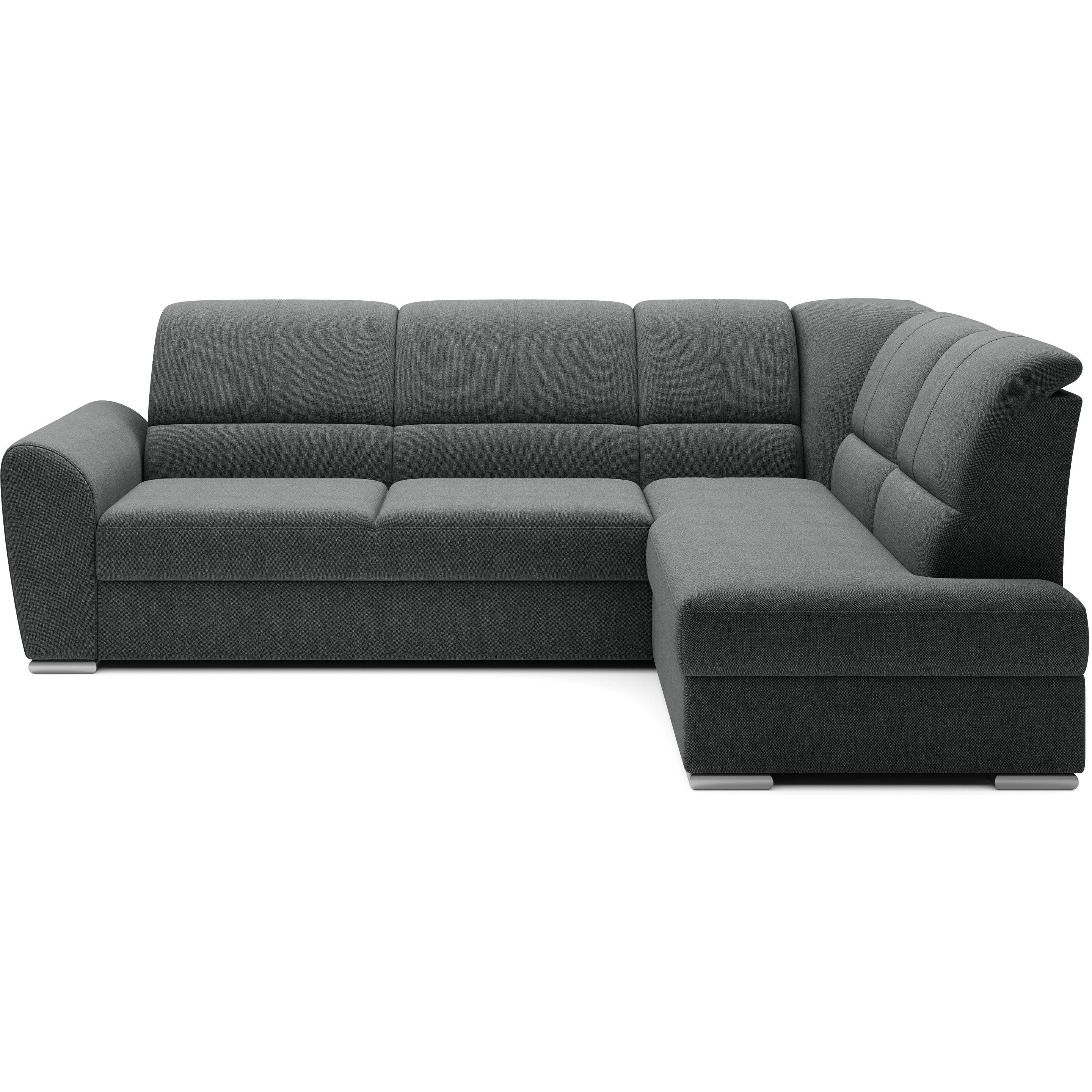 ELTAP, Sofa, Siber (Ecksofa, 3-Sitzer, Bettsofa)