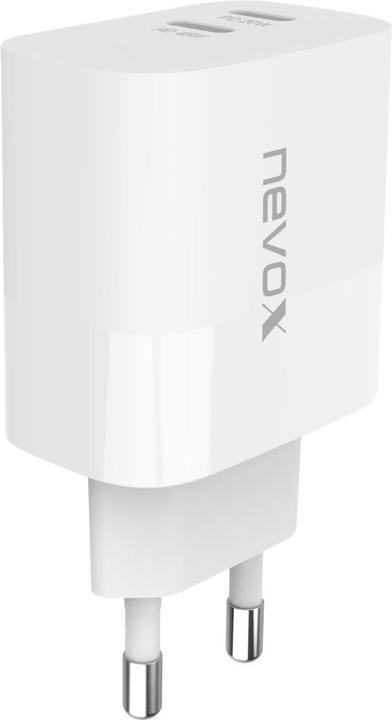 Produktbild Nevox 45W Dual USB-C PD-Ladegerät GaN wei (45 W, 2 Ports)