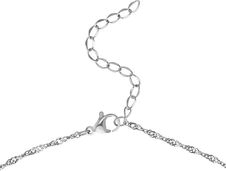 Actual product image Heideman Anfisa silver color polished (100% stainless steel)