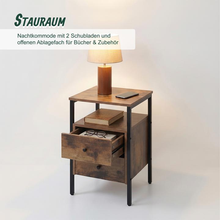 Produktbild Relaxdays Nachttisch (40 x 40 x 61 cm)