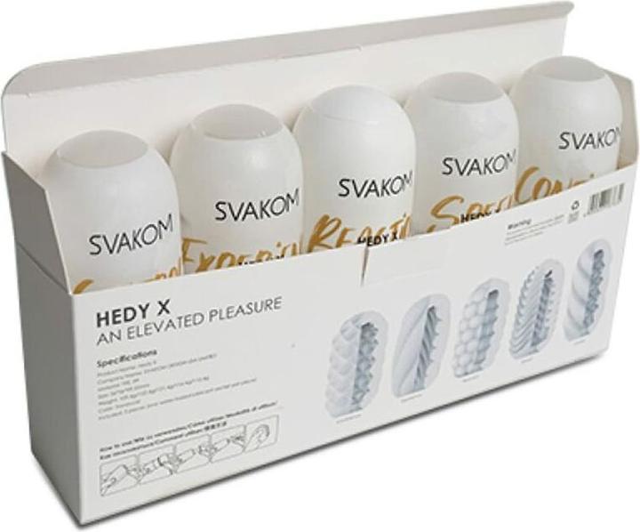 Immagine prodotto Svakom Hedy X Masturbator 5-Pack Mixed Textures