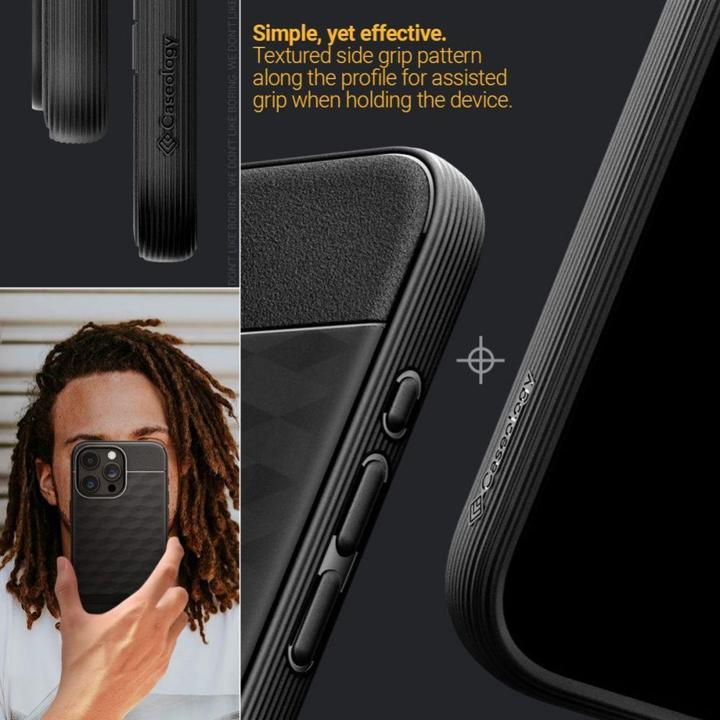 Actual product image Caseology Parallax MAG iPhone 15 Pro 6.1" Magsafe Czarny/Matte Black ACS06749 (Apple iPhone 15 Pro)