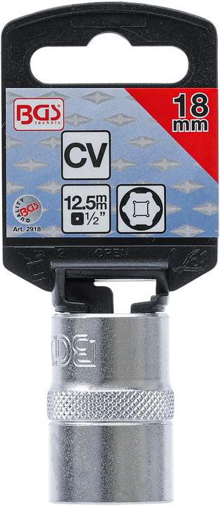 Actual product image BGS Socket, Hexagon 12.5 mm (1/2") Drive 18 mm (18 mm)
