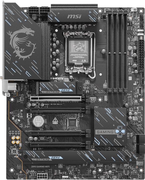 Produktbild MSI MB Intel 1851 Z890 GAMING WIFI (LGA 1851, Intel Z890, ATX)