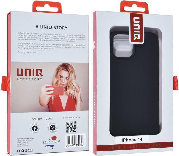 Produktbild UNIQ Accessory Hülle iPhone 14 - Hardcase Schutzhülle Silikon/TPU Matt (Apple iPhone 14)