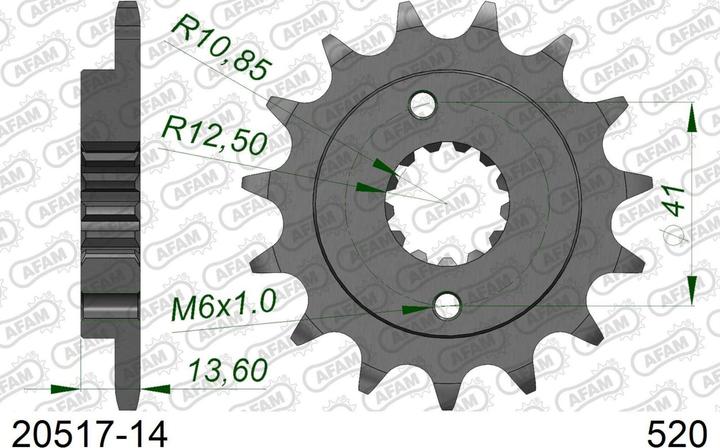 Image du produit Afam 520 14 dents (14)