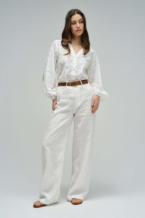 Immagine prodotto Salsa Jeans Langarmbluse Textured Shirt Lace Detail (XS)