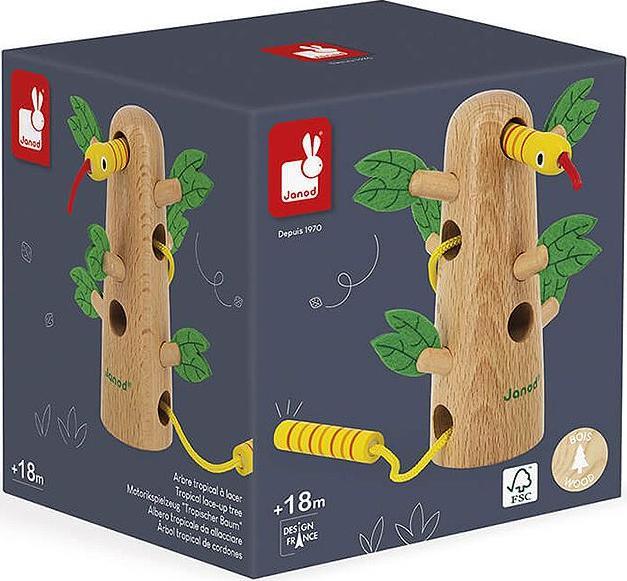 Actual product image Janod Tropics tropical lacing tree FSC (1.50 - 3 years)