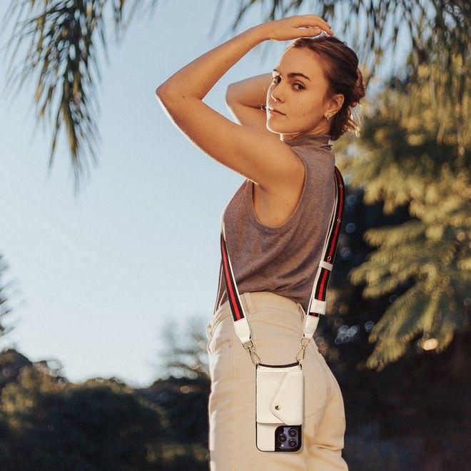 Produktbild MU Style SK101 Series Handykette Kunstleder Hülle mit Kartenfach