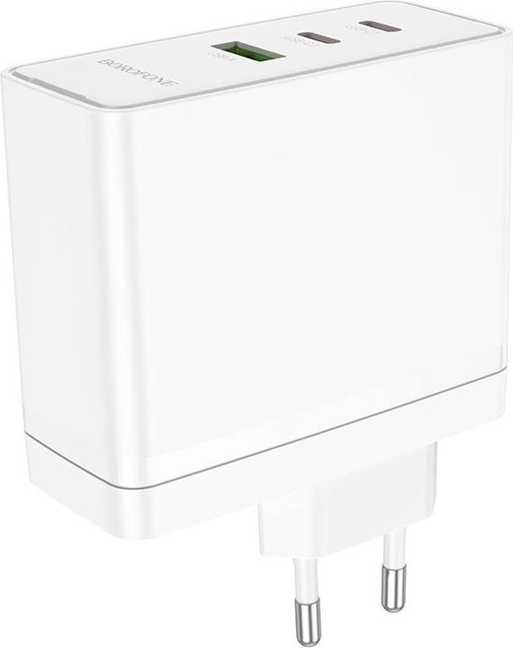 Immagine prodotto Borofone Netzladegerät BN11 Imperial - USB + 2x Typ C - QC 3.0 PD 100W weiss (100 W)