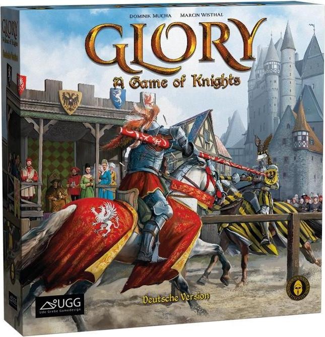 Actual product image Asmodée UGGD0010 - Glory: A Game of Knights - Brettspiel, für 1-4 Spieler, ab 14 Jahren (DE-Ausgabe) (German)