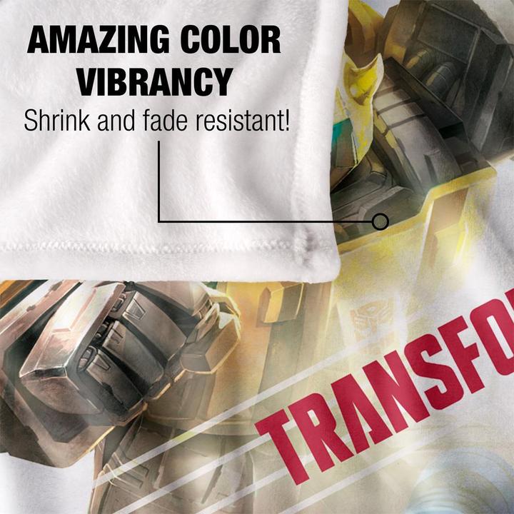Produktbild Transformers Cybertron Warriors Decke Seidig Supersoft (152 x 127 cm)