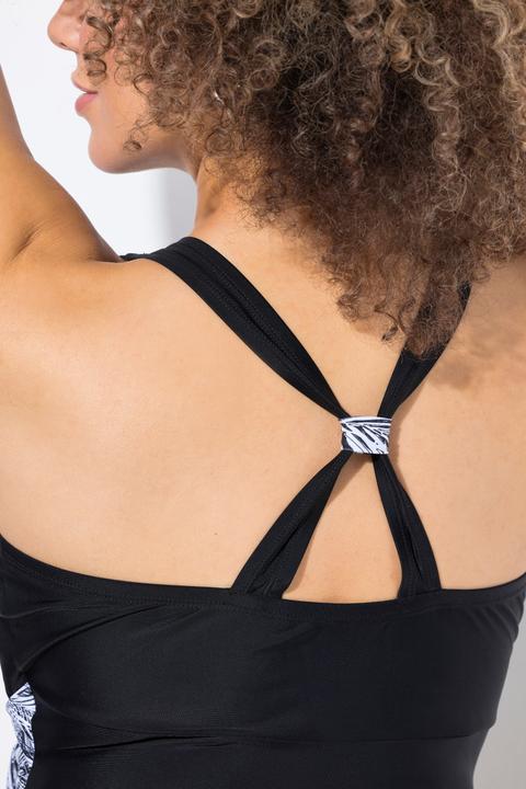 Produktbild Ulla Popken Badeanzug, Neckholder-Optik, Softcups, Zierschleife (42)