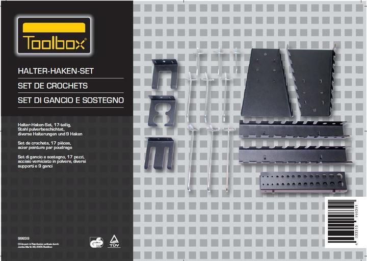Actual product image Toolbox Set accessori 17 pzi. (ganci/supporti)