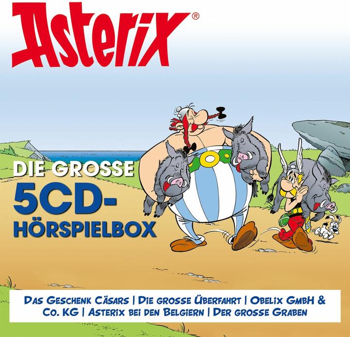 Astérix - Le Grand Coffret de 5 CD audio Vol. 5 (René Goscinny, Albertua, Allemand)