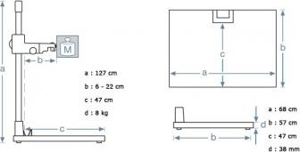 Produktbild Kaiser Fototechnik Kaiser Reprostativ RSD mot (Weiteres Zubehör)