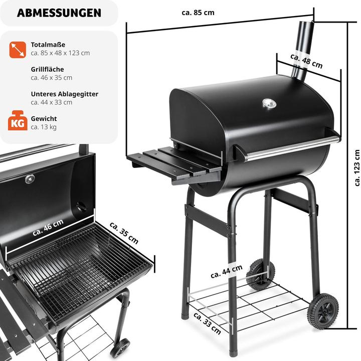 Image du produit tectake Barbecue multifonctions (85 cm)