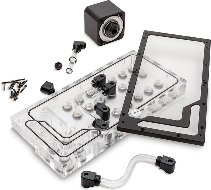Image du produit EKWB EK-QuantumX Loophole Distroplate D5 PWM - noir