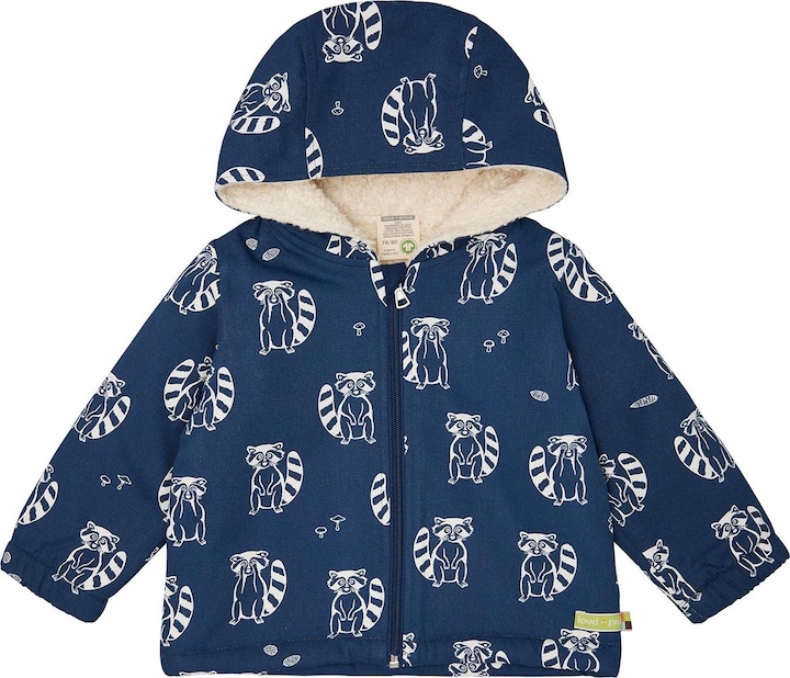 loud + proud Wasserabweisende Jacke mit Teddyfutter