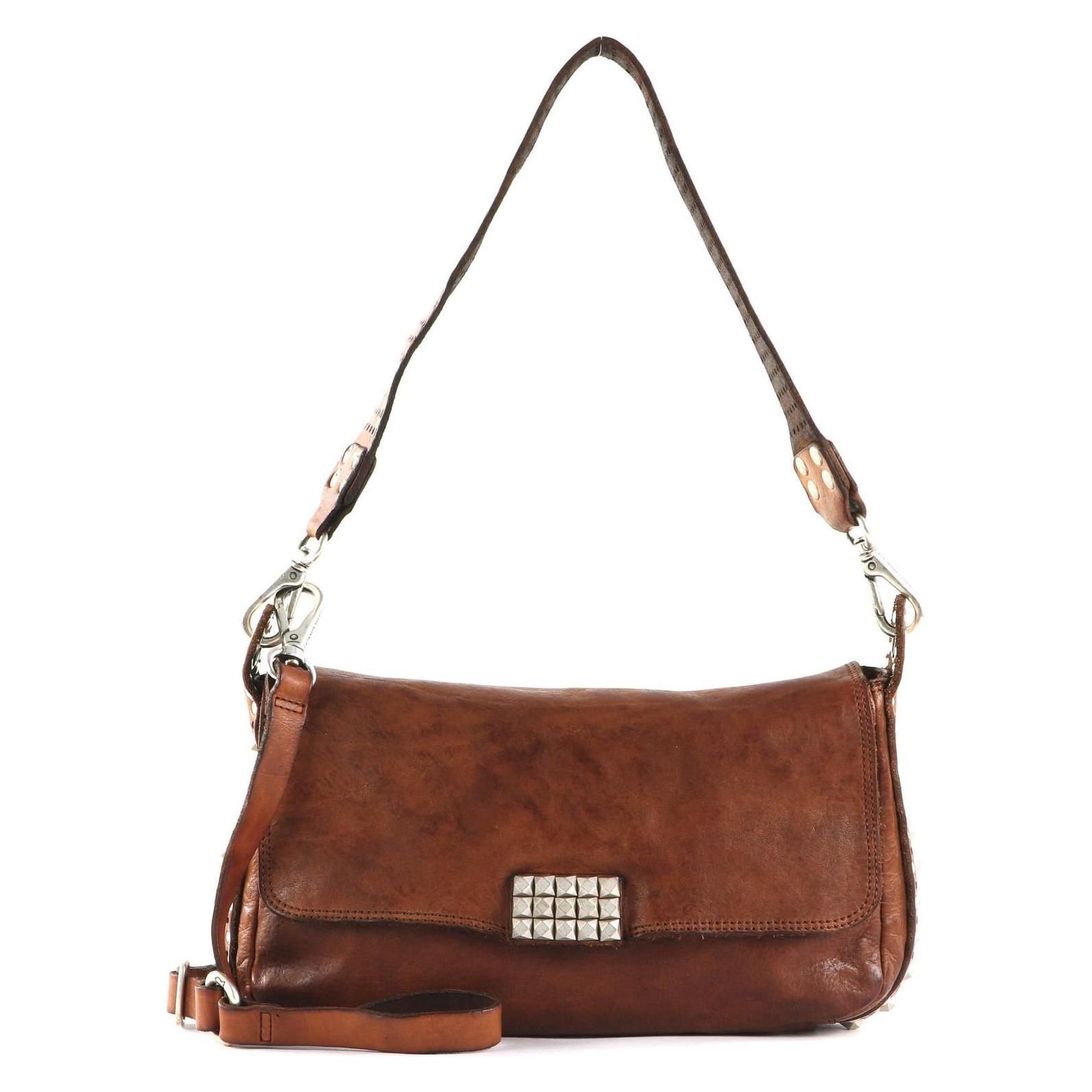 Campomaggi, Damen, Handtasche, Shoulder Bag, Braun