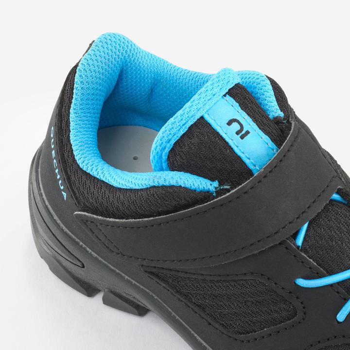 Produktbild Quechua Wanderschuhe Kinder Grösse 24–34 Klettverschluss - NH100 schwarz (34)