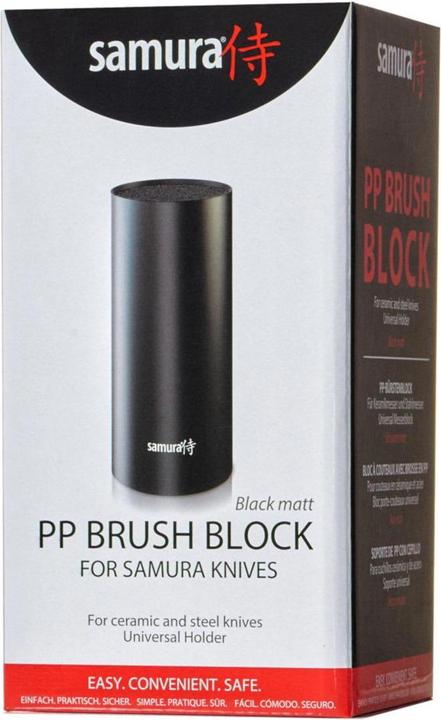 Image du produit Samura bloc à couteaux en plastique avec tiges flexibles, 225 mm
