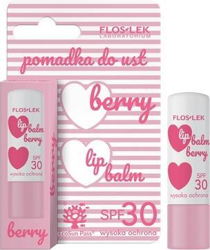 Floslek Lip Care Berry Lip Balm Spf 30 4g