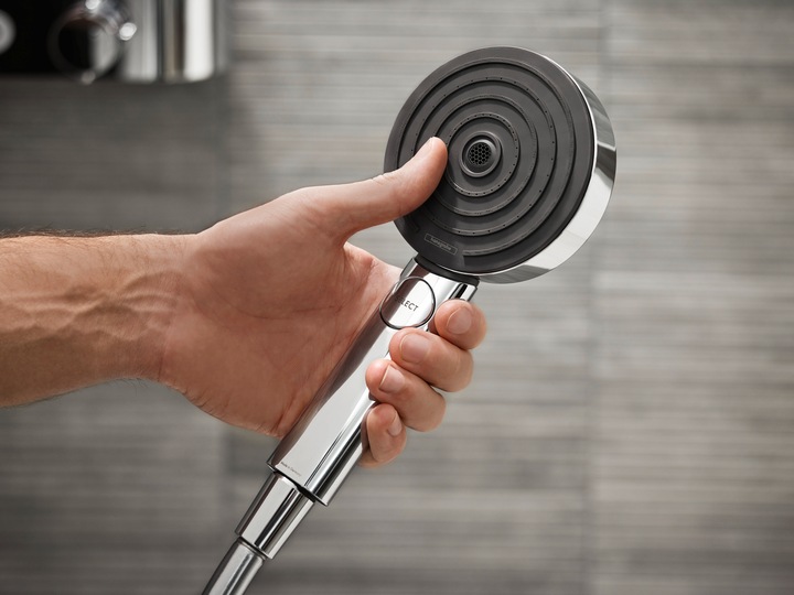 Actual product image hansgrohe Pulsify Select S 105 Activation EcoSmart (3 Beam types, 8.50 l/min)