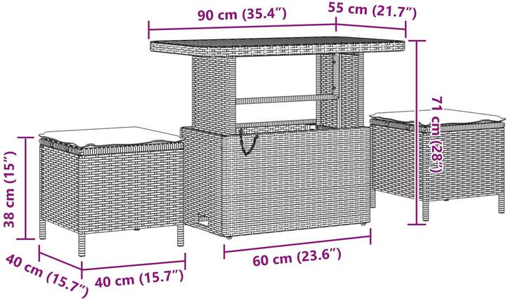 Produktbild vidaXL Celia