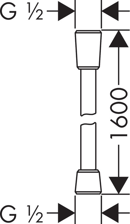 Actual product image hansgrohe Isiflex (160 cm)