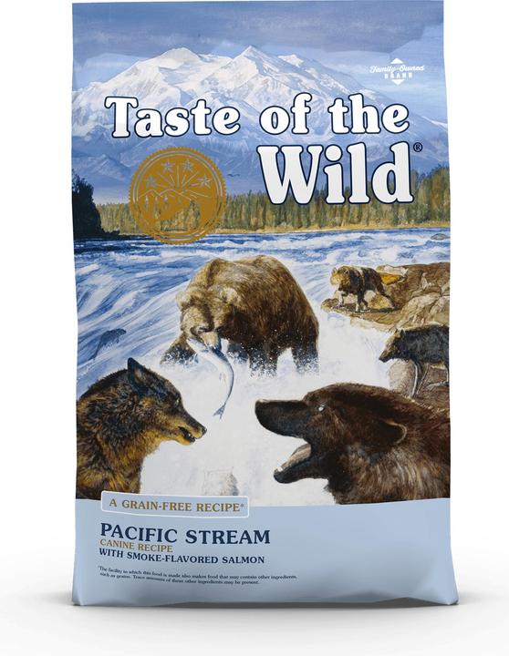 Image du produit Taste of the Wild Pacific Stream aliment sec sans grain pour chiens au saumon, 5.6kg (Adulte, 1 pcs, 5600 g)