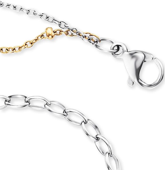 Actual product image Engelsrufer Anklet Dots Bicolor (Stainless steel, 27 cm)