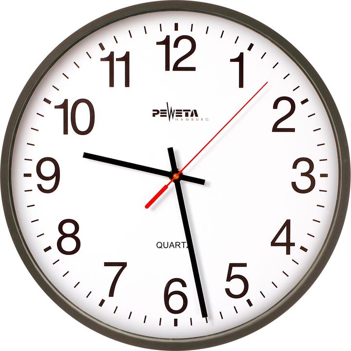 Peweta Quarz- Uhr (25 cm)