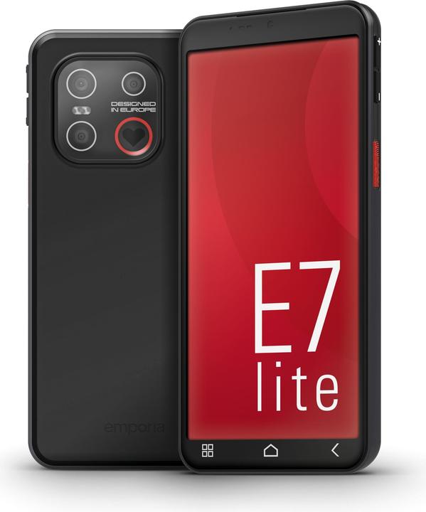 Produktbild Emporia Smart.7 lite (128 GB, Schwarz, 5.45", Single SIM, 4G)
