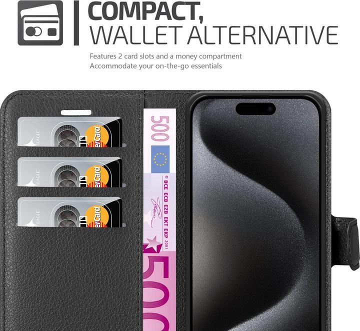 Actual product image Cadorabo Case for Apple iPhone 15 with Stand function (Apple iPhone 15)