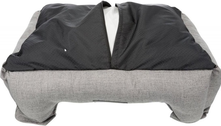 Actual product image Trixie bed Talis, 110 x 70 cm, grey (Dog)