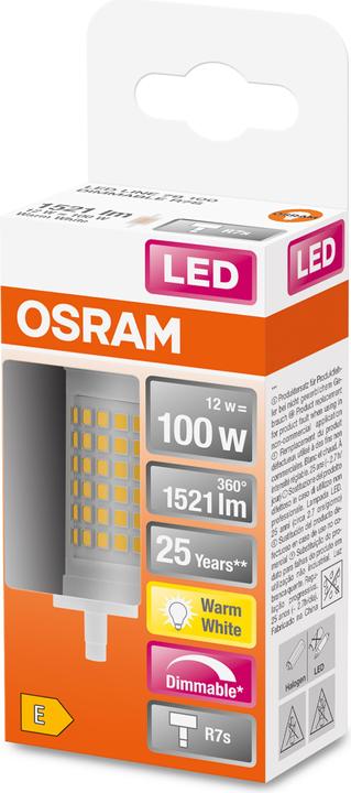 Actual product image Osram Line (R7s, 12 W, 1521 lm, 1 x, E)