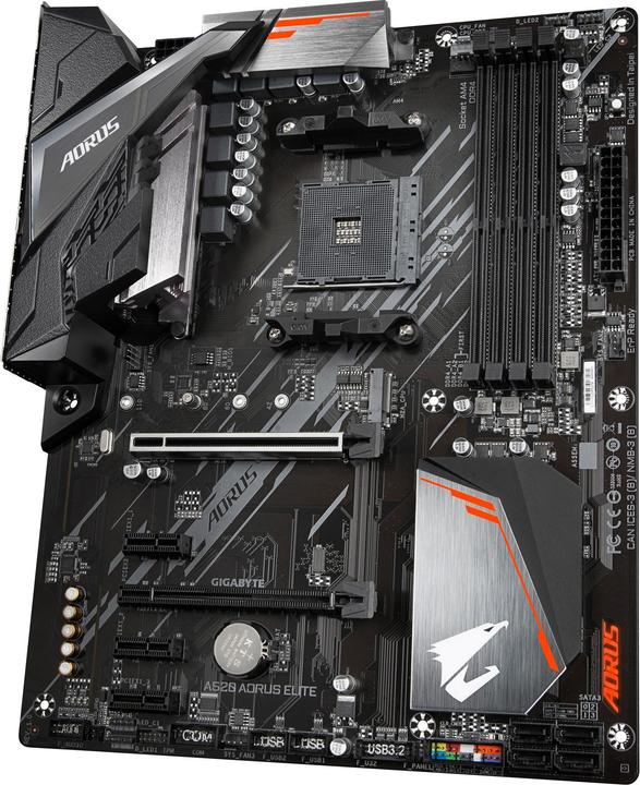 Immagine prodotto Gigabyte A520 AORUS ELITE (AM4, AMD A520, ATX)