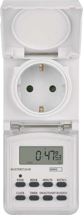Actual product image Emos Digital Timer Ip44 Schuko