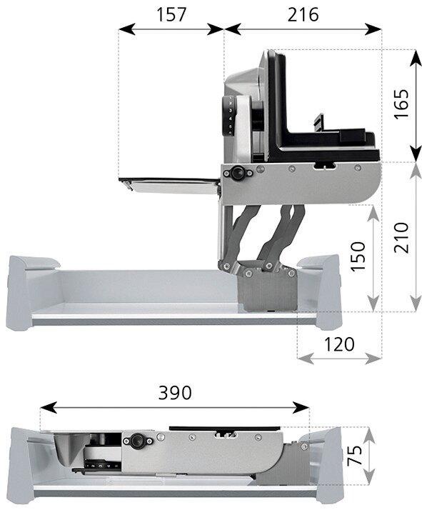Actual product image Dr. Ritter Built-in universal cutter AES 62 SL/-H and AES 62 SR/-H