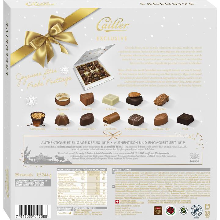 Actual product image Cailler Exclusive Christmas chocolates (244 g)