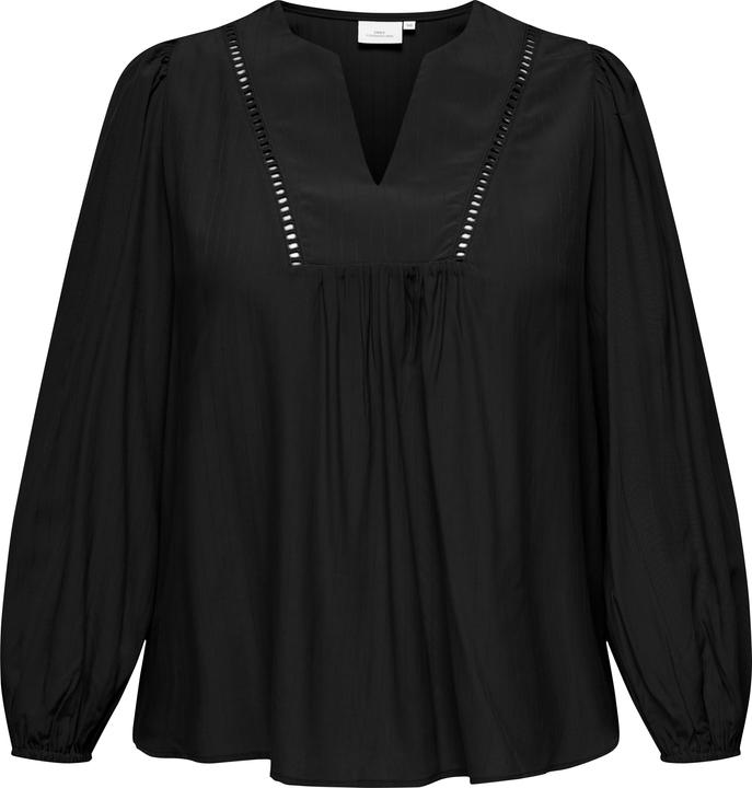 Only Normal geschnitten V-Ausschnitt Elastische Bündchen Puffärmel Top Top (46)