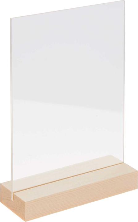 Image du produit Rico Design Présentoir en bois avec double disque acrylique, 10 x 15 cm (10 x 15 cm)